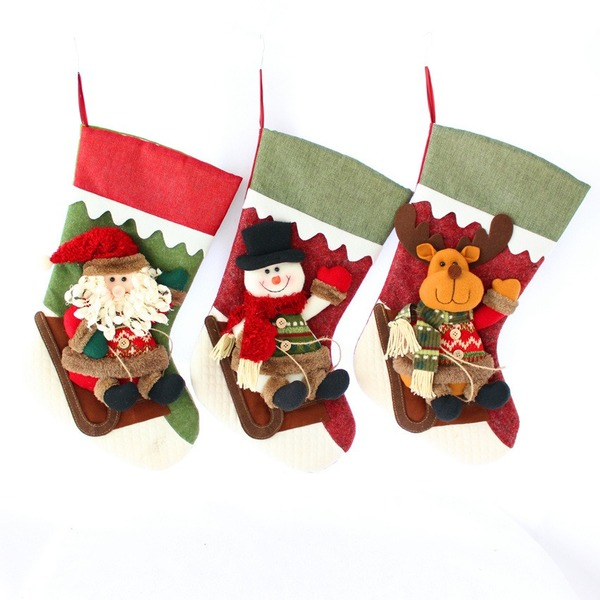 Christmas Socks Decoration Gift Fireplace Tree JewelryNEW TOWN BAZAAR