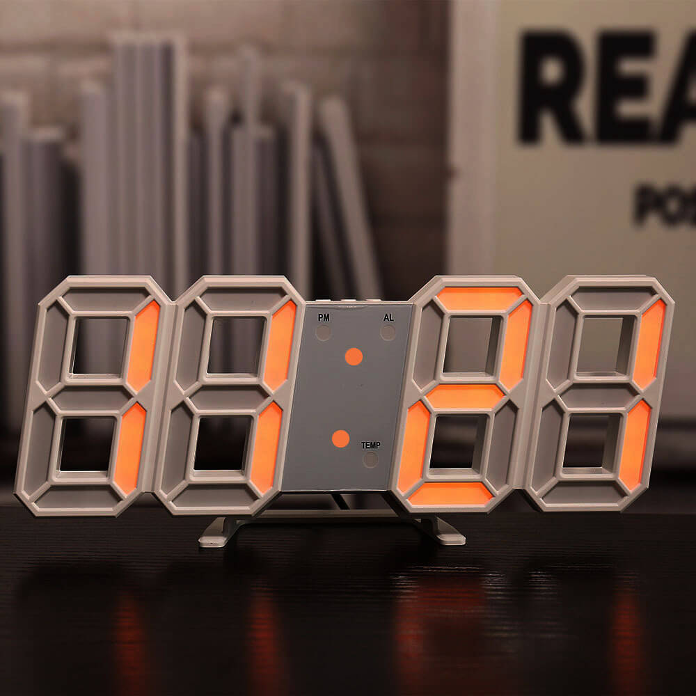 3D LED Dorm Digital ClockNEW TOWN BAZAAR