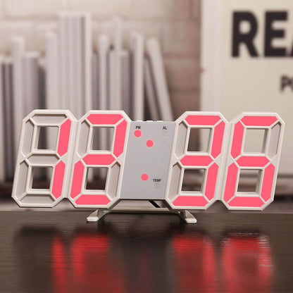 3D LED Dorm Digital ClockNEW TOWN BAZAAR