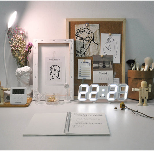 3D LED Dorm Digital ClockNEW TOWN BAZAAR