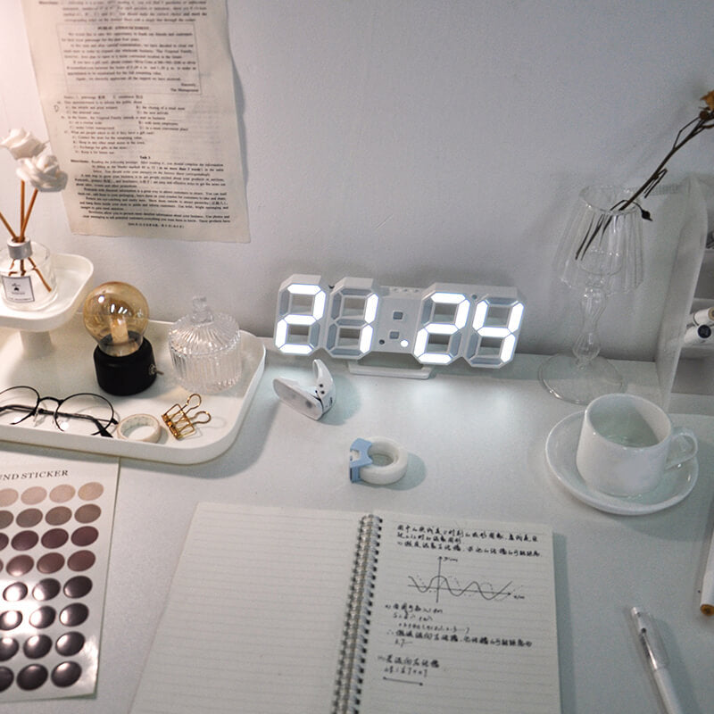 3D LED Dorm Digital ClockNEW TOWN BAZAAR