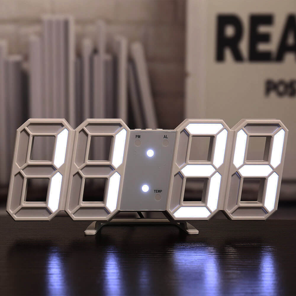 3D LED Dorm Digital ClockNEW TOWN BAZAAR