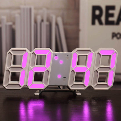 3D LED Dorm Digital ClockNEW TOWN BAZAAR