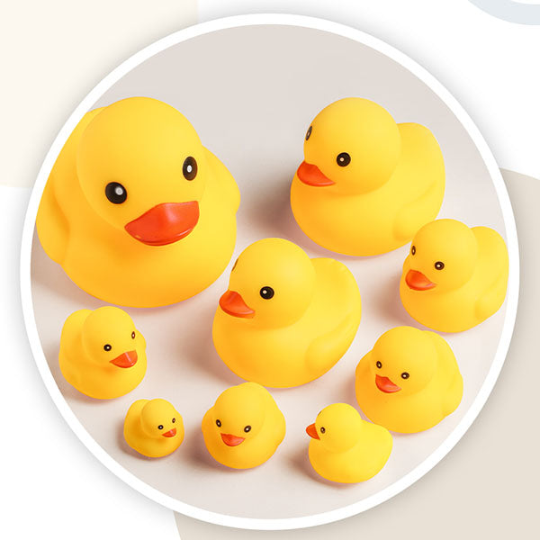 Bathing Swimming Pool Toy Squeeze Sound Little Yellow Duck