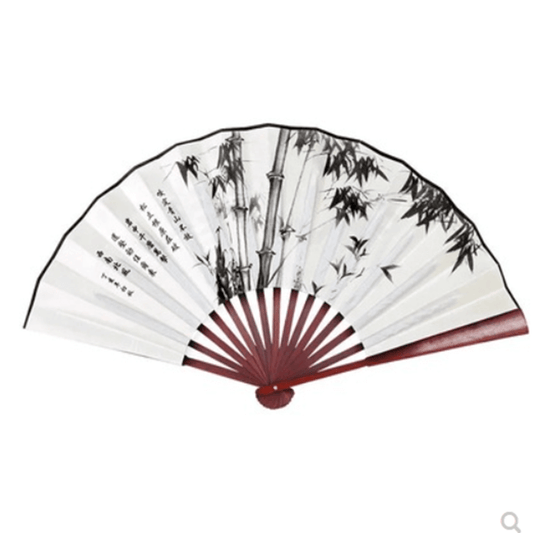 Chinese Style Silk Bamboo Folding Fan