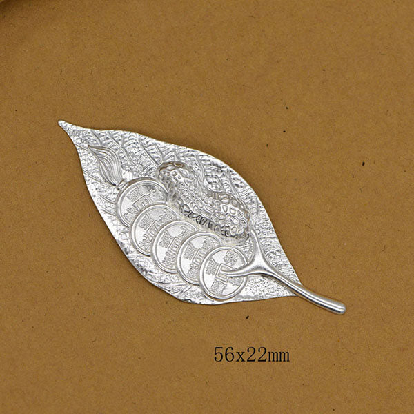 Water Softener Sterling Silver Tea Leaves