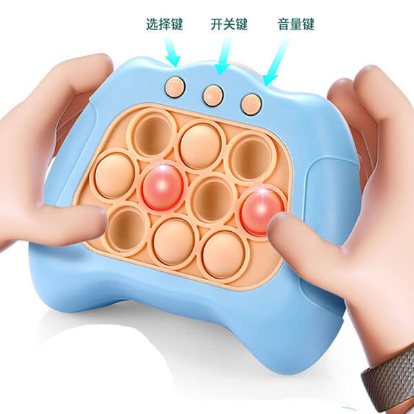 Interactive Light-Up Button Game Console for Kids