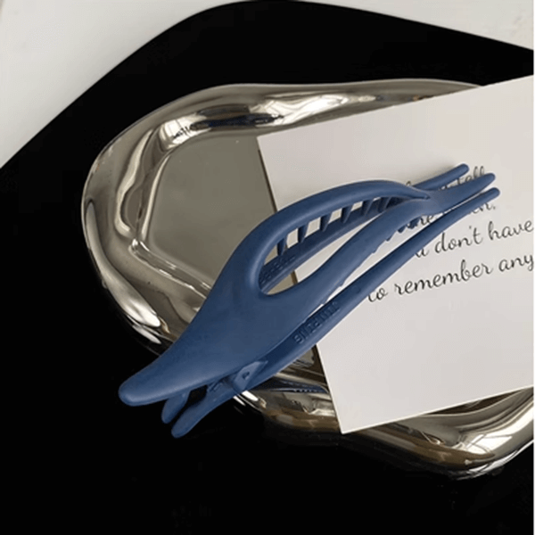 Retro Matte Hair Clips Thin Wicker Shape