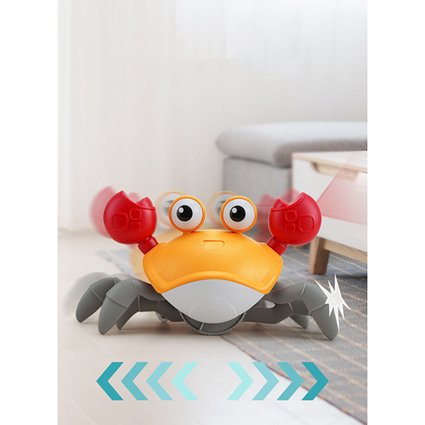Electric Simulation Crawling Automatic Induction Crab Toy