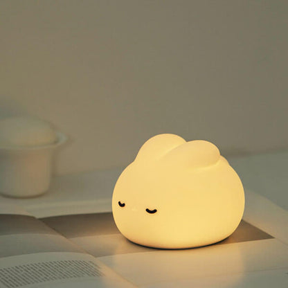 Light Yellow Cute bunny Silicone Night Light