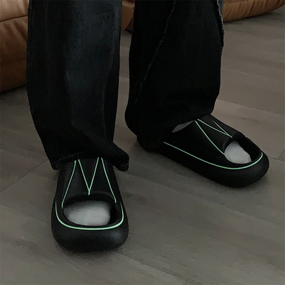 Street Style Luminous Outside Wear SlippersNEW TOWN BAZAAR