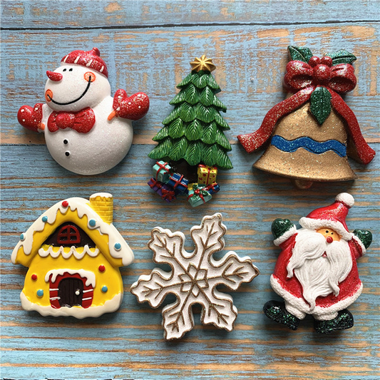 Christmas Fridge Magnets NEW TOWN BAZAAR Home & Garden
