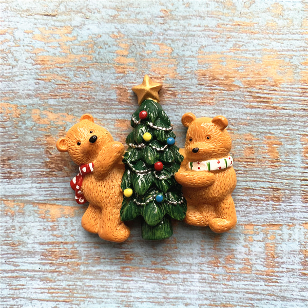 Christmas Fridge Magnets NEW TOWN BAZAAR Home & Garden
