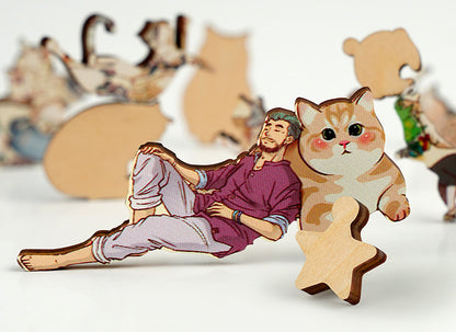 Exquisite Cat Shape PuzzleTOINEW TOWN BAZAAR