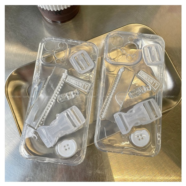 Customized Transparent Phone CaseNEW TOWN BAZAAR