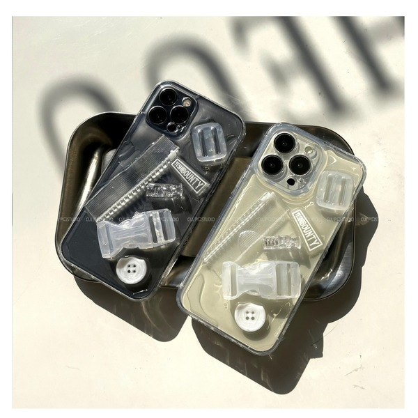 Customized Transparent Phone CaseNEW TOWN BAZAAR