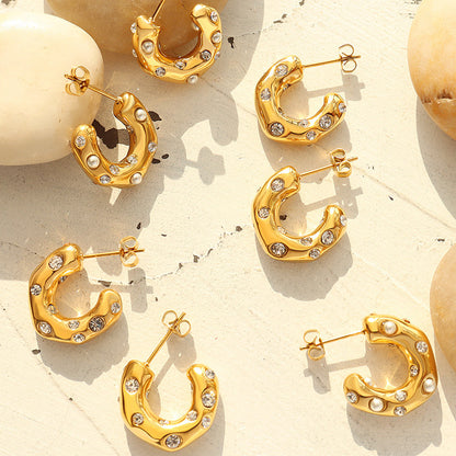 Titanium Steel EarringsNEW TOWN BAZAAR