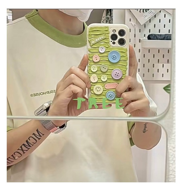 Color Button Phone CaseNEW TOWN BAZAAR