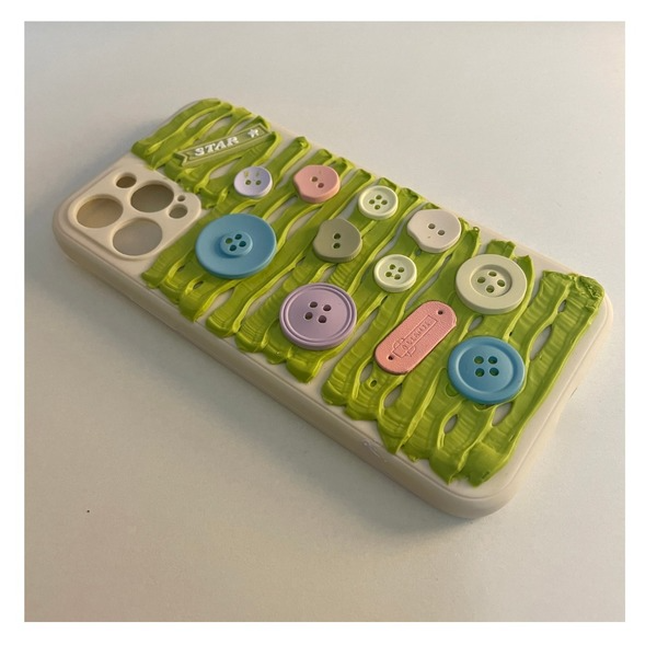 Color Button Phone CaseNEW TOWN BAZAAR
