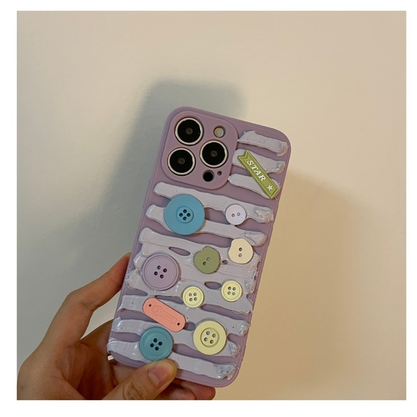 Color Button Phone CaseNEW TOWN BAZAAR