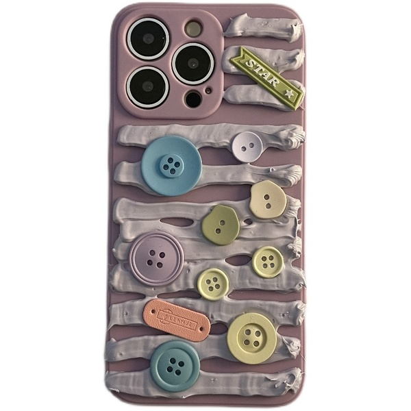 Color Button Phone CaseNEW TOWN BAZAAR