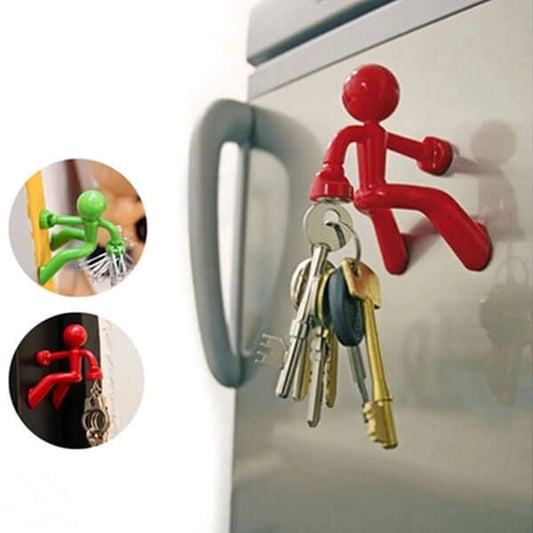 Household Organizer Wall Climbing Villain Fridge Sticker Magnetic Keychain