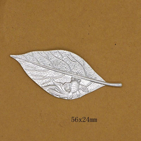 Water Softener Sterling Silver Tea Leaves