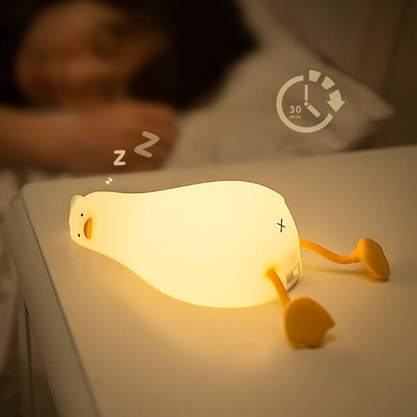 Sleeping Duck Silicone Night Lamp