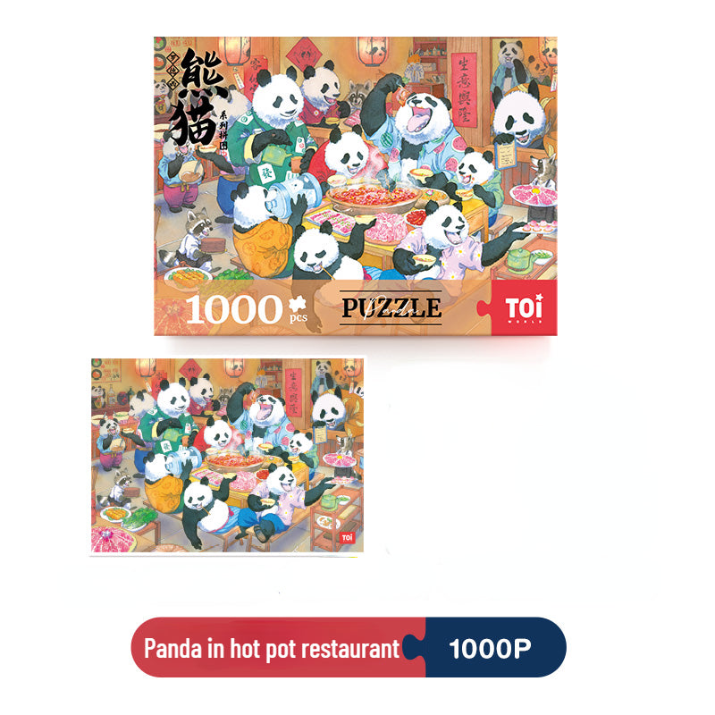 Original Chinese Cute Panda PuzzleTOINEW TOWN BAZAAR