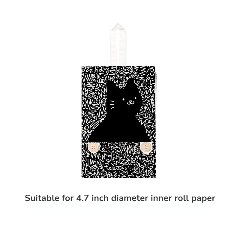Cat Toilet Roll Paper Storage BagNEW TOWN BAZAAR