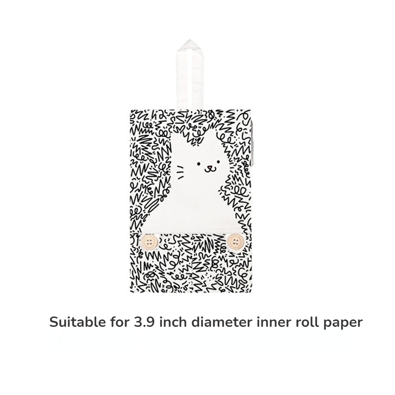 Cat Toilet Roll Paper Storage BagNEW TOWN BAZAAR