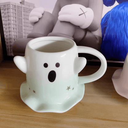 Phantom Cartoon Ceramic Mug Couple Cup