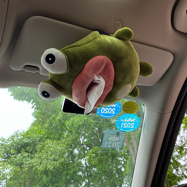 Thick Lips Monster Frog Plush Doll Tissue Box