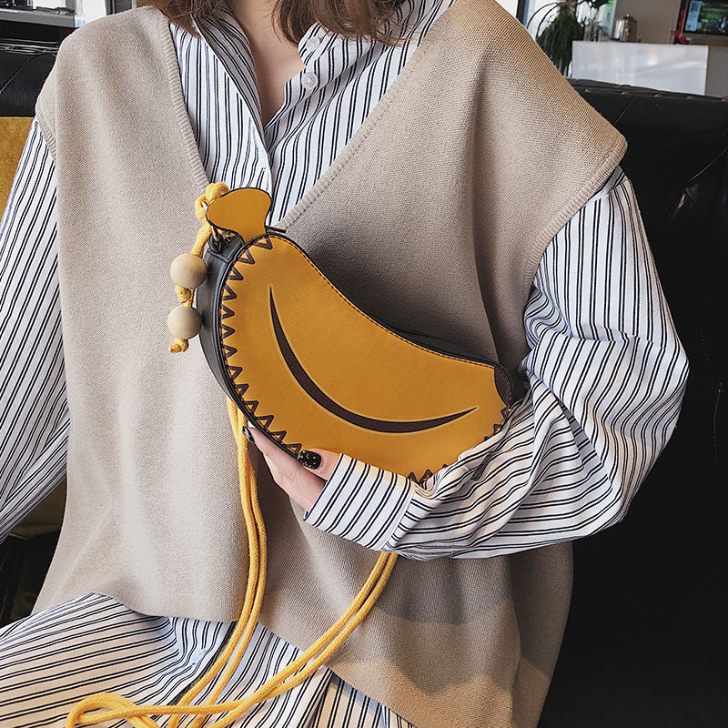 Personalized Banana Shoulder BagGIFT HERNEW TOWN BAZAAR