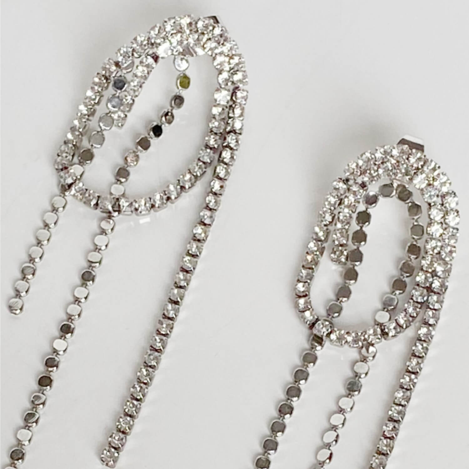 Streamlined Sparkling Tassel Earringsearrings, Jewelrymini star