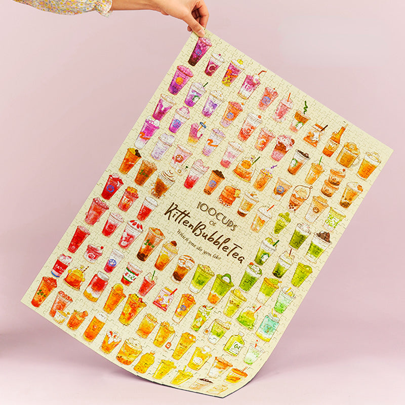 Kitten Bubble Tea PuzzleTOINEW TOWN BAZAAR