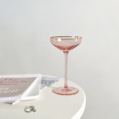 Sophisticated Pink Drinking Goblet Romantic Occasion
