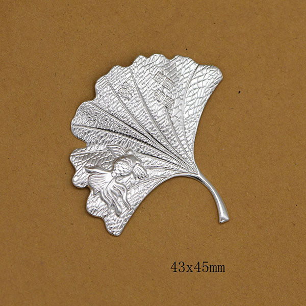 Water Softener Sterling Silver Tea Leaves
