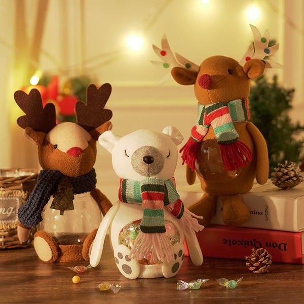Christmas Candy Jar NEW TOWN BAZAAR Candy Buckets