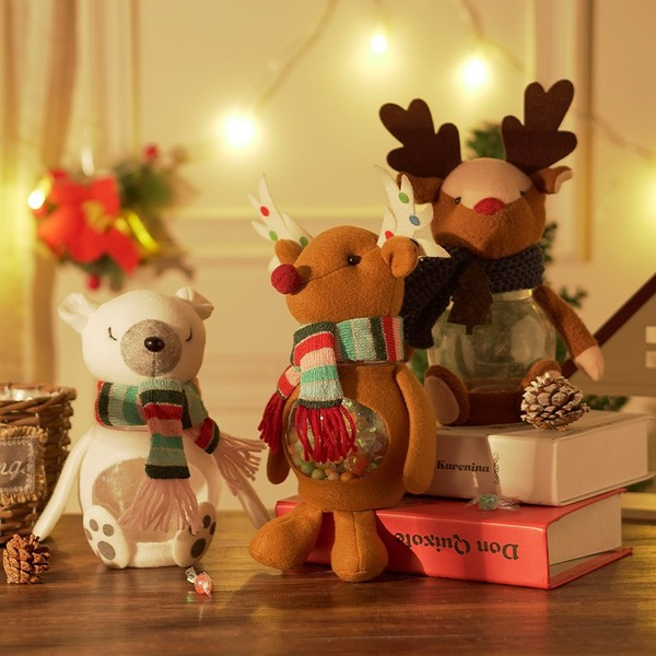 Christmas Candy Jar NEW TOWN BAZAAR Candy Buckets