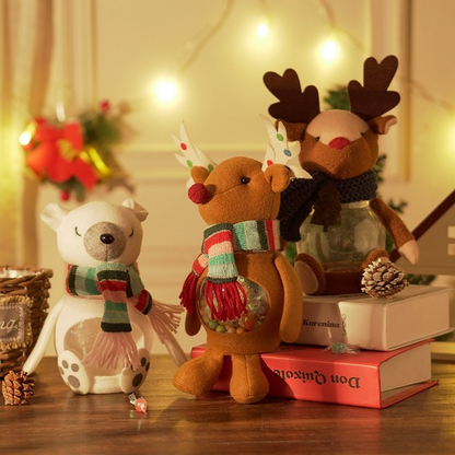 Christmas Candy Jar NEW TOWN BAZAAR Candy Buckets