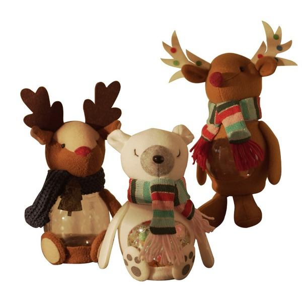 Christmas Candy Jar NEW TOWN BAZAAR Candy Buckets
