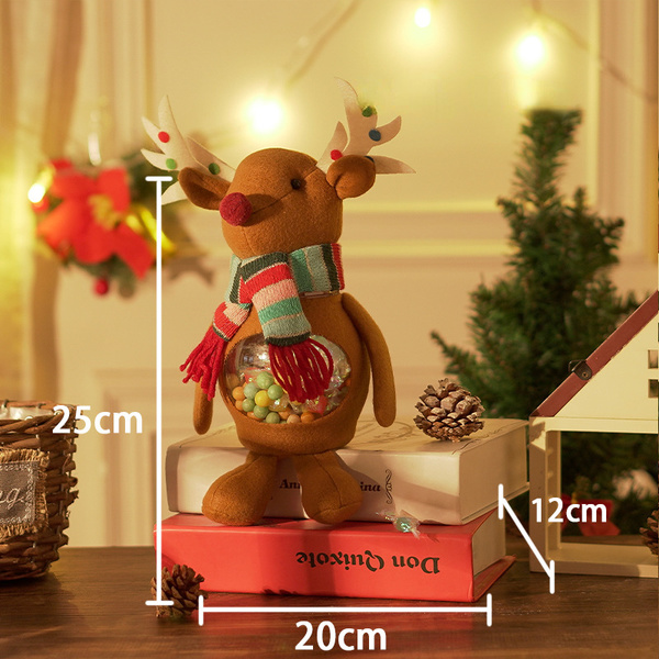 Christmas Candy Jar NEW TOWN BAZAAR Candy Buckets