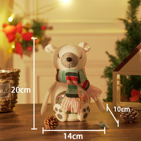 Christmas Candy Jar NEW TOWN BAZAAR Candy Buckets