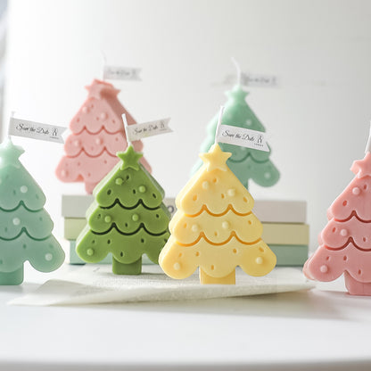 Christmas Tree Scented Natural Soy Wax Festive Aroma Candle