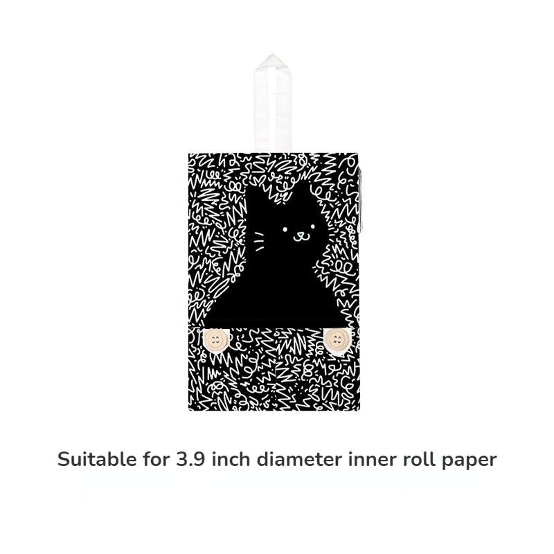 Cat Toilet Roll Paper Storage BagNEW TOWN BAZAAR