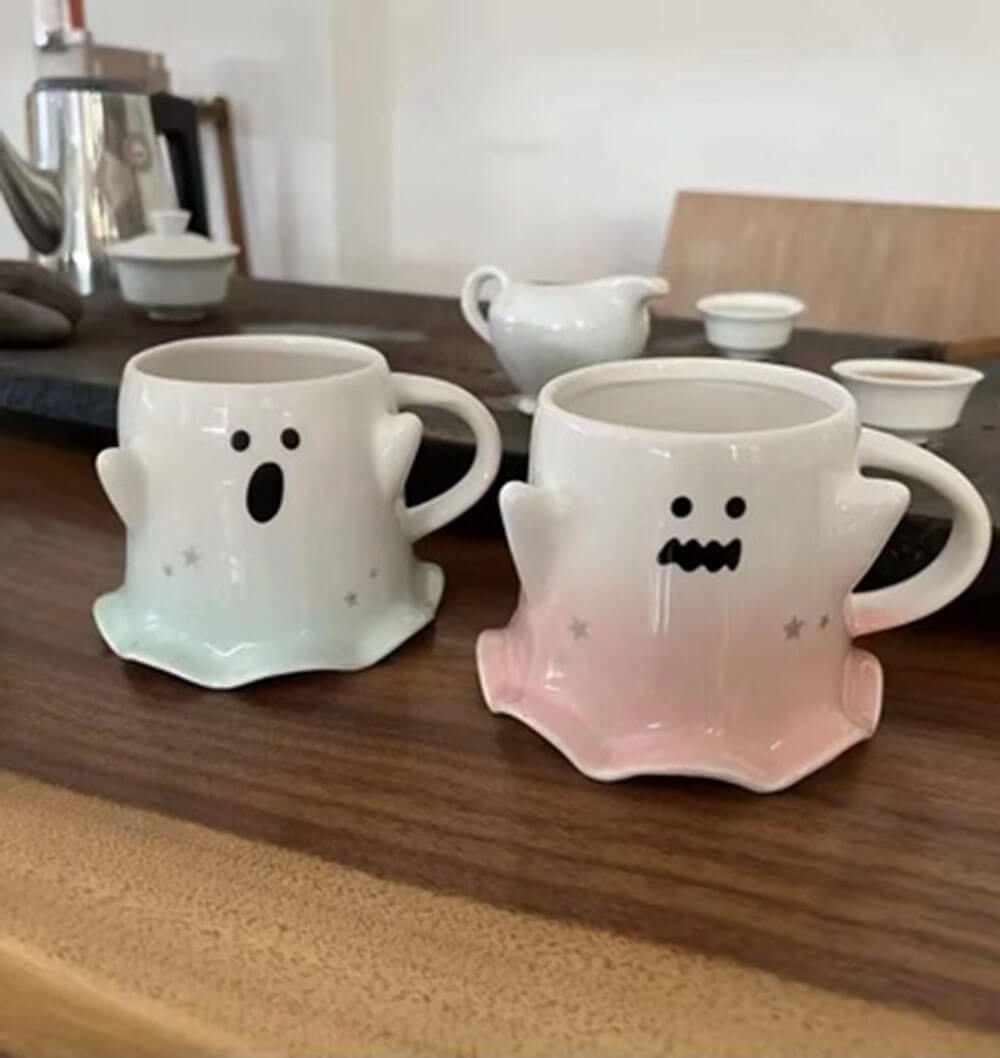 Phantom Cartoon Ceramic Mug Couple Cup