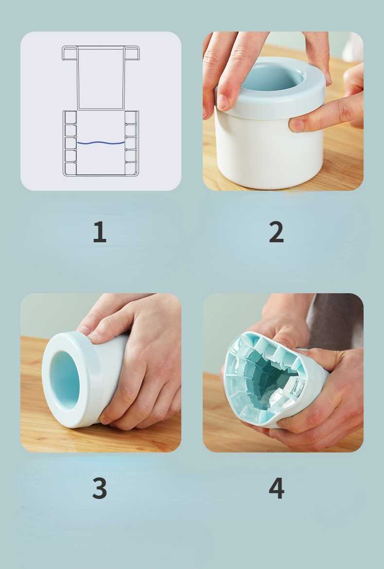 Ice Making Cup-Easy To Remove Ice CubesNEW TOWN BAZAAR