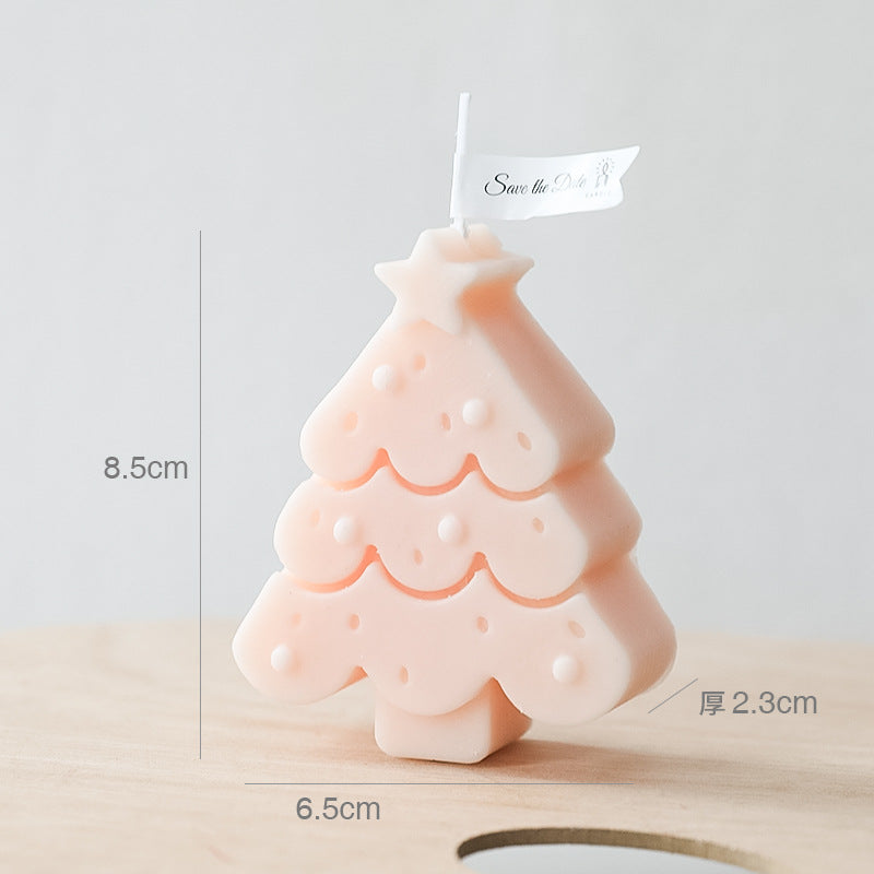 Christmas Tree Scented Natural Soy Wax Festive Aroma Candle