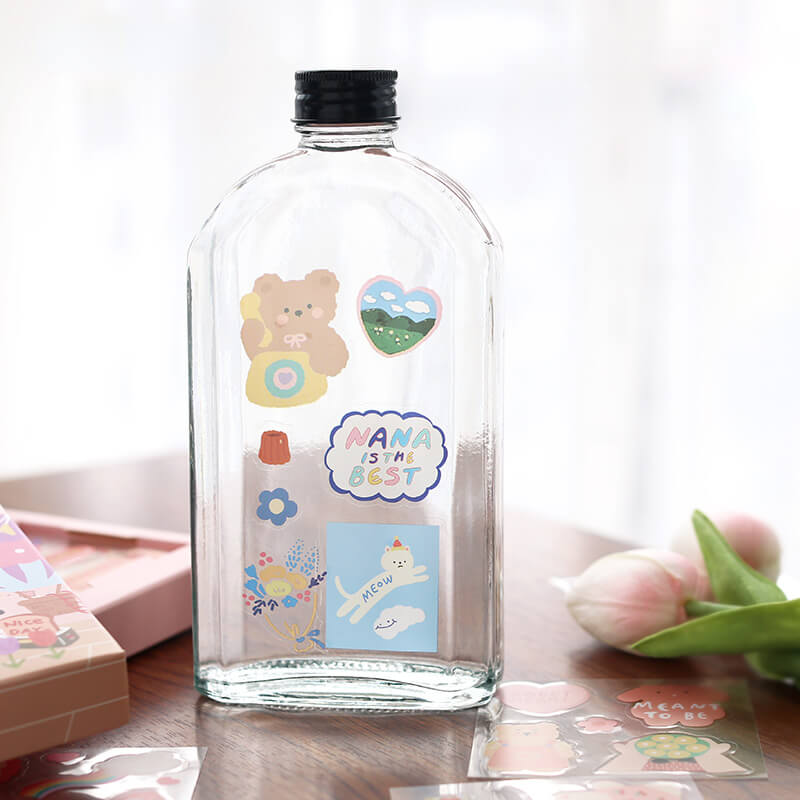 DIY Journal Stickers Kit 100PcsBundle, SationeryNEW TOWN BAZAAR